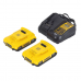 Parafusadeira/Furadeira de Impacto com 2 Baterias 20V Li-Ion Carregador Bivolt e Maleta DeWalt DCD7781D2-BR