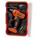 Parafusadeira/Furadeira Bateria 12V Com Estojo e Acessorios LD12SP-BR Black+Decker