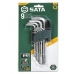 Jogo Chave Hexagonal Allen Longa 9 Pc 1,5 A 10mm SATA st09107asj